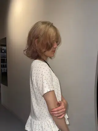 ミディアム ᕼᗩᖇᑌKᗩ /透明感カラーのヘアスタイル
