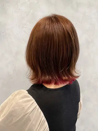 ミディアム カラー 🫧ツヤ髪/透明感 カラー🫧AOIのヘアスタイル