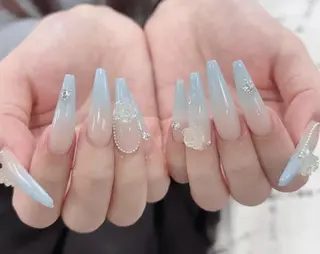 ネイル By moonネイル 🌷ワンホン/韓国風のネイルデザイン