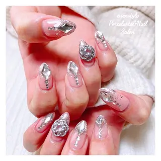ミディアム ネイル 🐾enen style 🐾のネイルデザイン