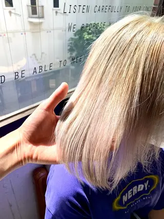 ミディアム カラー 💛丁寧さNo.🥇 🧸片山智裕💛のヘアスタイル