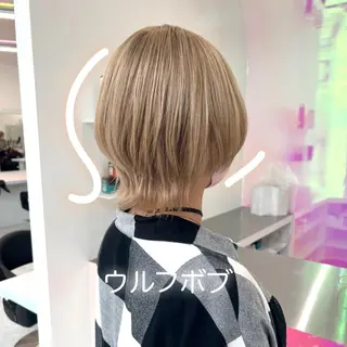 ショート カラー パーマ ヘアアレンジ メンズ キッズ ネイル マツエク・マツパ アイブロウ KANAMI 🌏のヘアスタイル