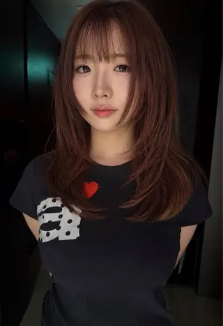 ロング 原宿パーマ・カラー 小原隼人のヘアスタイル