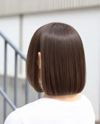 ショート ヒナ/酸性ストレート /髪質改善のヘアスタイル