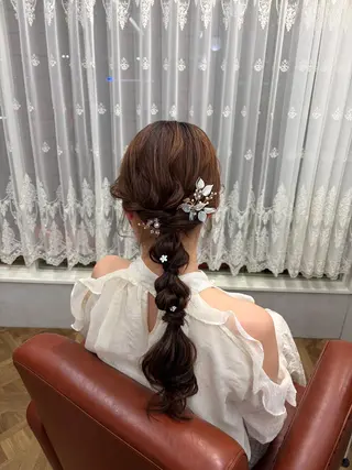 ヘアアレンジ 髪質改善×韓国風/小 顔レイヤー/早瀬櫻子のヘアスタイル