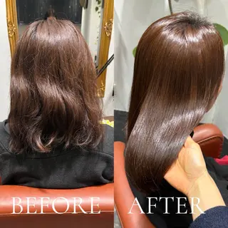 ミディアム カラー 村上|髪質改善 プロデュースのヘアスタイル