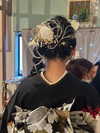 ヘアアレンジ 小顔矯正　まつ毛 Komaci篠田敦子のヘアスタイル