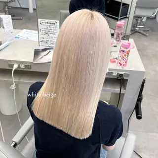 ロング カラー 🎀ハイトーン🎀 ケアブリーチmikuのヘアスタイル