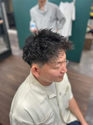 ショート パーマ メンズ 🐠メンズ特化🐠 井上風冴のヘアスタイル