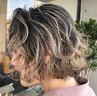 ミディアム カラー パーマ ヘアアレンジ メンズ キッズ ネイル マツエク・マツパ 圧倒的なクォリティ✨ waku 岡崎店のヘアスタイル