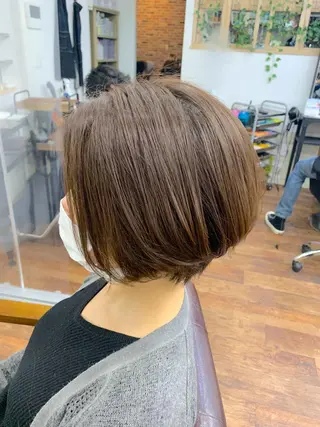 ショート カラー クセを最大限に活かす メンズパーマ奈良大祐のヘアスタイル
