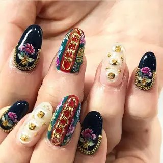 ネイル 渋谷/チップ長さ出し 👑アプレgel-xのネイルデザイン