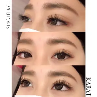 マツエク・マツパ ★KAEDE★伊勢崎 【KARAT】のマツエク・マツパデザイン