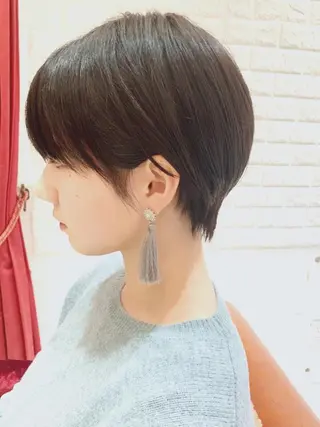 ショート カラー 大人女性ショート専門 tomodaのヘアスタイル