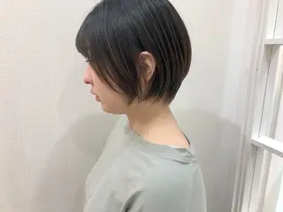 ショート カラー 横浜ブリーチムラ直し ハイトーン/ブリーチのヘアスタイル