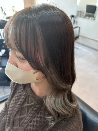 カラー TOSHIKI 透明感カラー🌈のヘアスタイル