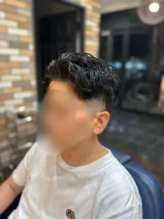 ショート パーマ 大貫 真実也のヘアスタイル