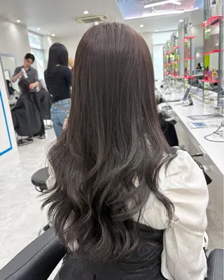 ロング カラー 韓国ヘア赤み消し特化 ー🦋RION🦋のヘアスタイル