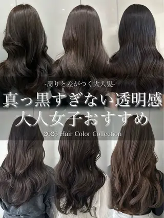 ロング カラー 角口 幹太のヘアスタイル