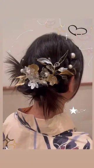 ヘアアレンジ ★透明感カラー MIYU⋆.ೃ࿔*:のヘアスタイル
