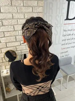 ロング りん/ 名古屋ヘアセットのヘアスタイル
