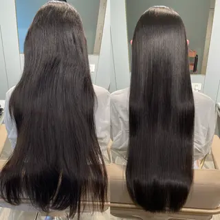 ロング 梅田縮毛矯正◻︎髪質 改善◻︎細見 了眞のヘアスタイル