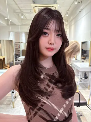 ロング SIKI yuuna レイヤーカット🪽のヘアスタイル