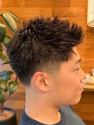 ショート メンズ 三宮メンズカット ヨシイッキのヘアスタイル