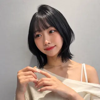 ミディアム カラー 🩷小川大輔🩷 店長/ボブ/インナーのヘアスタイル