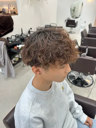 パーマ 益野 凌のヘアスタイル