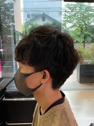 パーマ メンズ メンズヘア⚜️志村 哲也⚜️のヘアスタイル