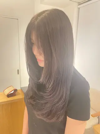 ロング 石川 潤のヘアスタイル