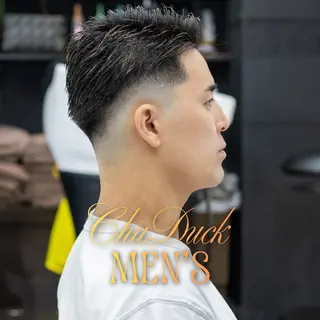ショート メンズ フェード×メンズ カット|SHOTAのヘアスタイル