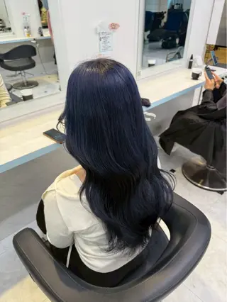 ロング カラー 寒色/韓国カラー Ukyouのヘアスタイル