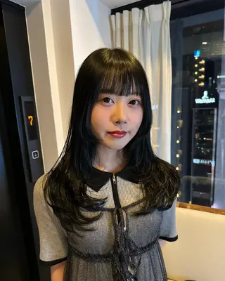 ロング カラー Bonheur銀座 /前田 栞九郎のヘアスタイル