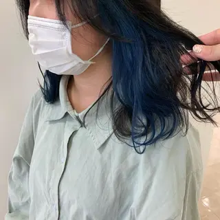 ミディアム カラー 暖色/ブリーチカラー 🎀 M i k uのヘアスタイル