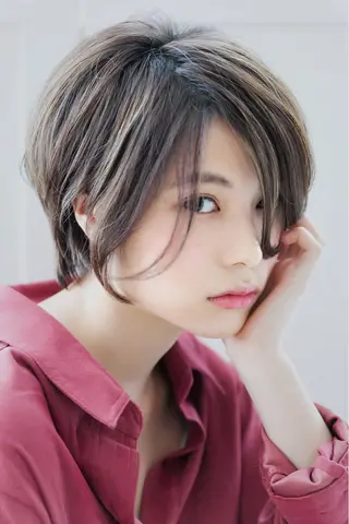 ショート カラー ヘアアレンジ ハットリ /北習志野のヘアスタイル