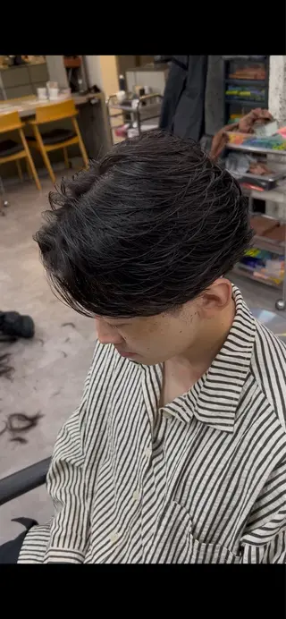 パーマ メンズ パーマ、縮毛特化🔥 ワタベリョウマのヘアスタイル
