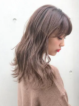 セミロング Lutia  チノ リキマル🍀のヘアスタイル