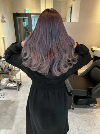 セミロング カラー PSY(サイ)池袋 金田尚久🎨のヘアスタイル