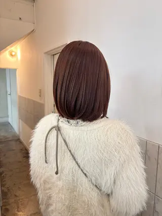 ミディアム カラー Terve. 梅沢 彩菜美のヘアスタイル