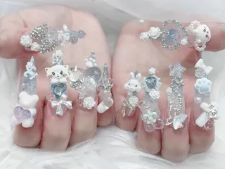 ネイル Hachimochi 🌸長さ出し専門店のネイルデザイン