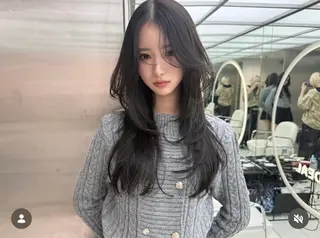 ロング 【大宮】一日限定 ハイレイヤーカットのヘアスタイル