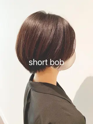 ミディアム ヘアアレンジ 透明感カラー ボブ/ 直感カラー診断のヘアスタイル