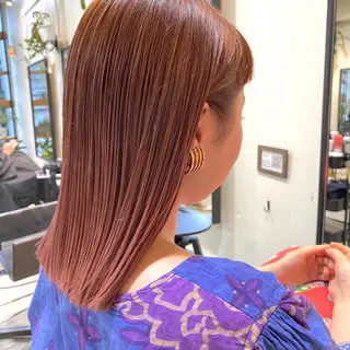 ミディアム カラー ヘアアレンジ 【ダメージレス施術】 【透明感】北村 拓也のヘアスタイル