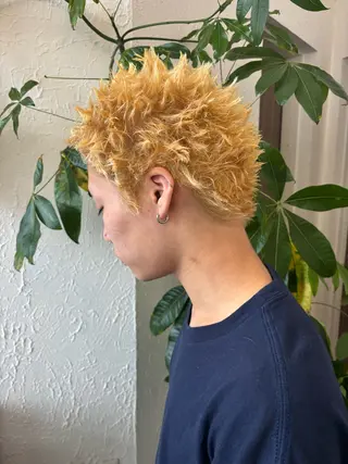 ショート カラー パーマ メンズ KOTOMI ONUKIのヘアスタイル