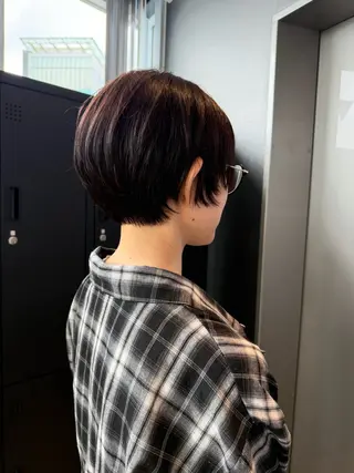 ショート 似合わせカット/ デザインカラー🦄のヘアスタイル