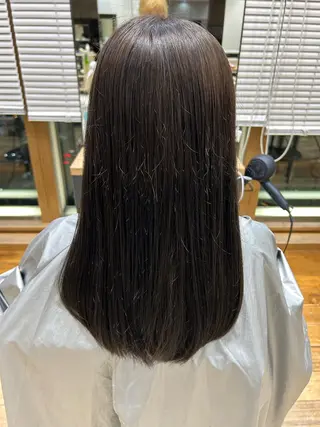 ロング カラー 透明感カラー 大工廻あすやのヘアスタイル