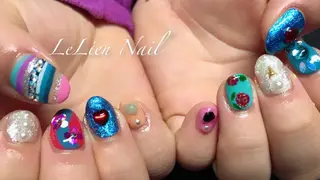 ネイル モチの良さ◉ フィルインネイル♡のネイルデザイン