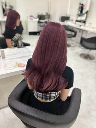 ロング カラー ヘアアレンジ 暖色/ブリーチなし カラー/Anri🌹のヘアスタイル
